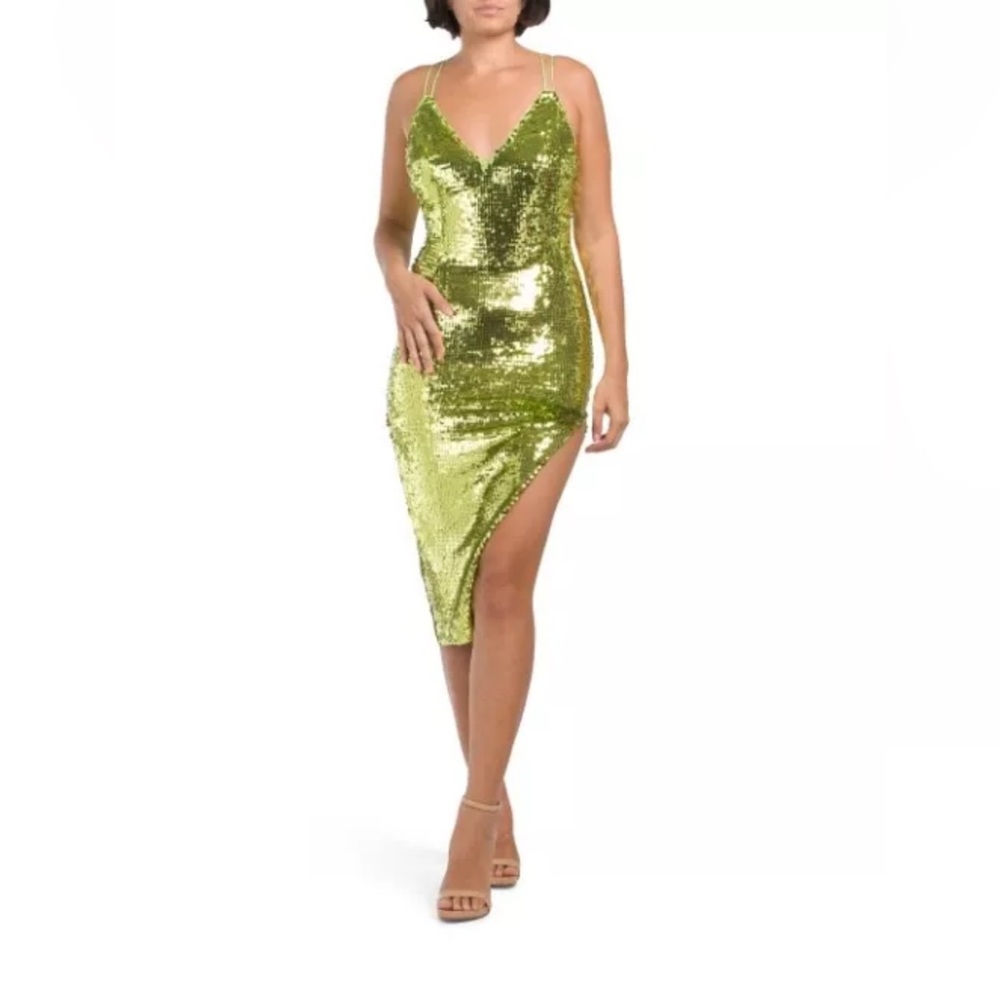 Designer Liv Foster Gatsby Sequin Fancy Party Dress